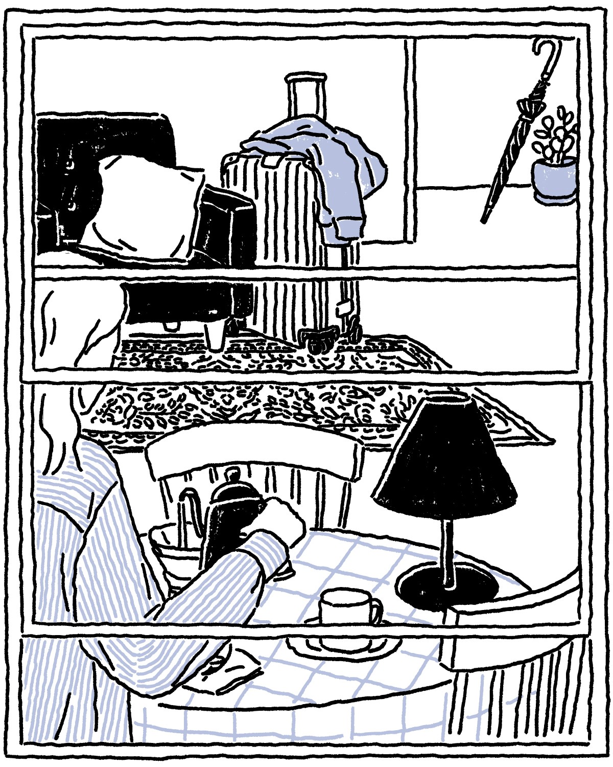 家入レオ　連載イラスト 　言葉は目に見えないファッション