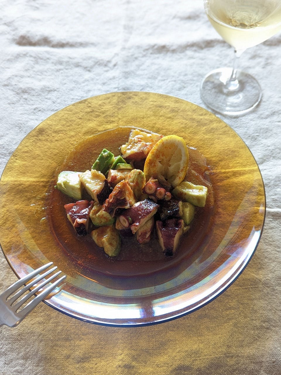 タコとアボカドのマリネ風サラダ