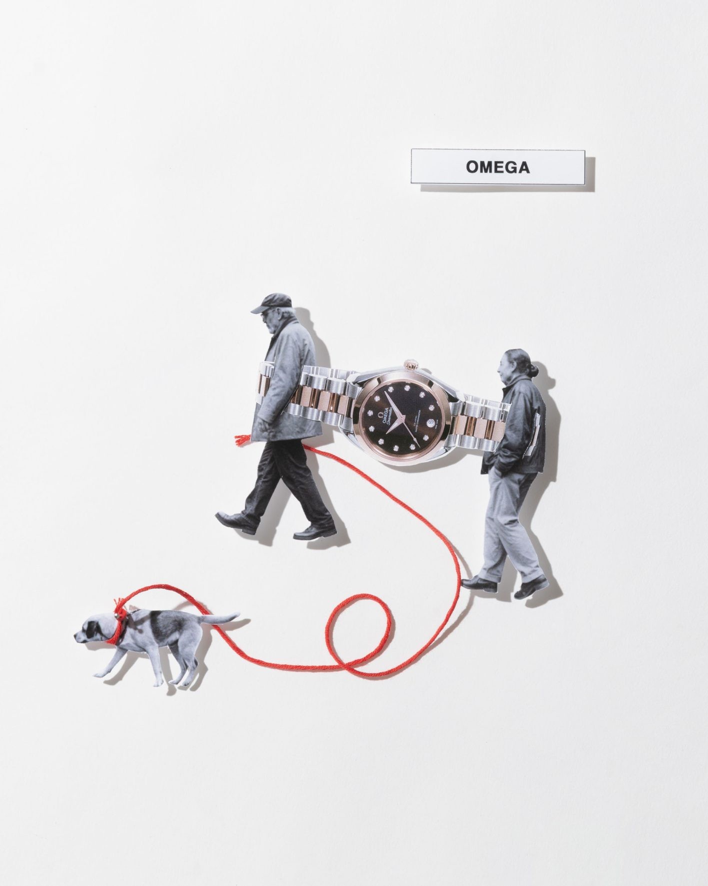 わずか30mmのスリムなケースに業界最高水準の精度と耐磁性を備えた新型ムーブメントを搭載した〈シーマスター アクアテラ30MM〉。独特な赤みが美しいセドナゴールドのコンビネーションが秀逸だ。ケース径30mm、⾃動巻き、SSケース、SS＆18Kセドナゴールドブレスレット、15気圧防水。¥1,782,000（オメガ）