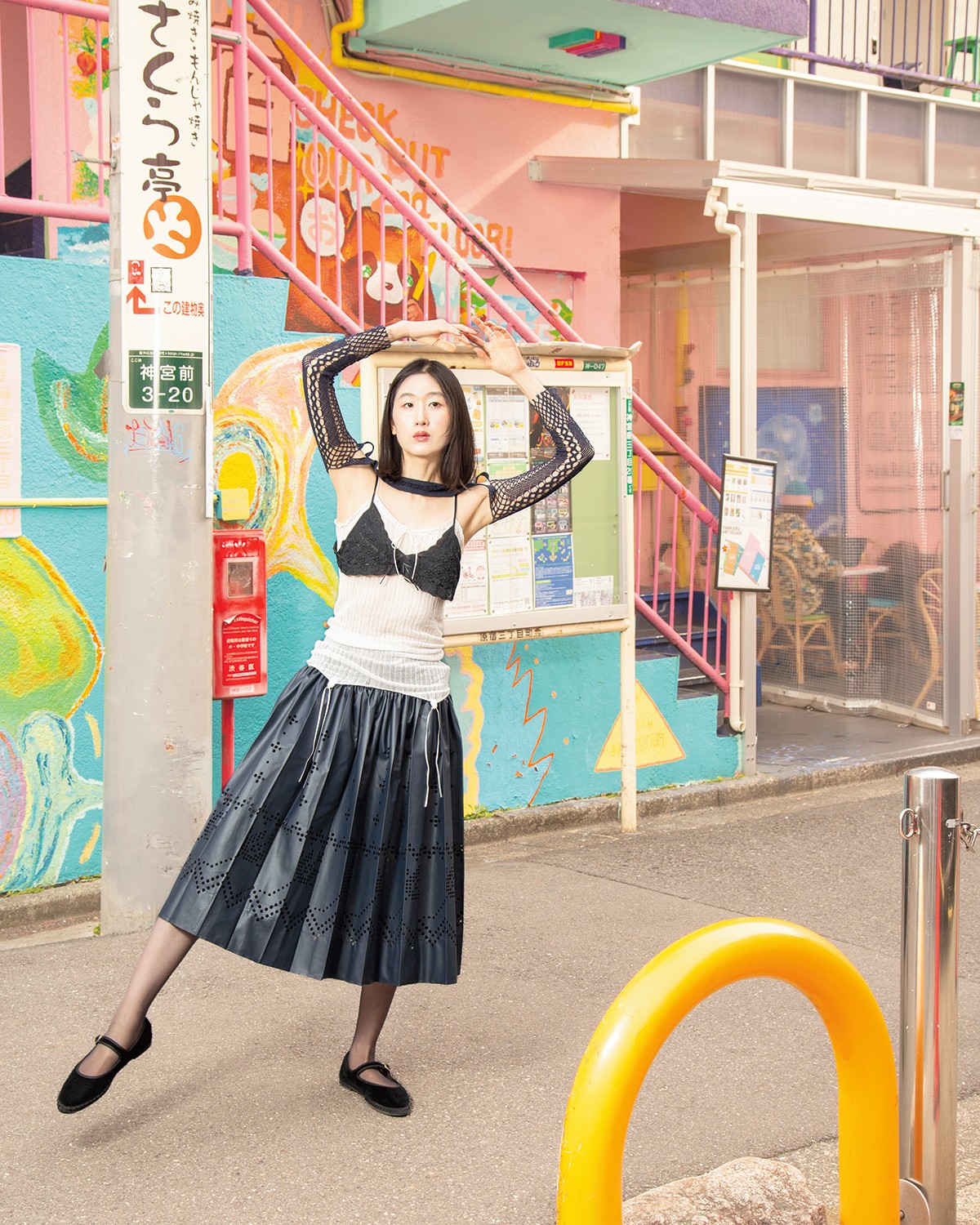 東京ブランドと仲間たち｜モデルYURIKO in〈EUCHRONIA〉
