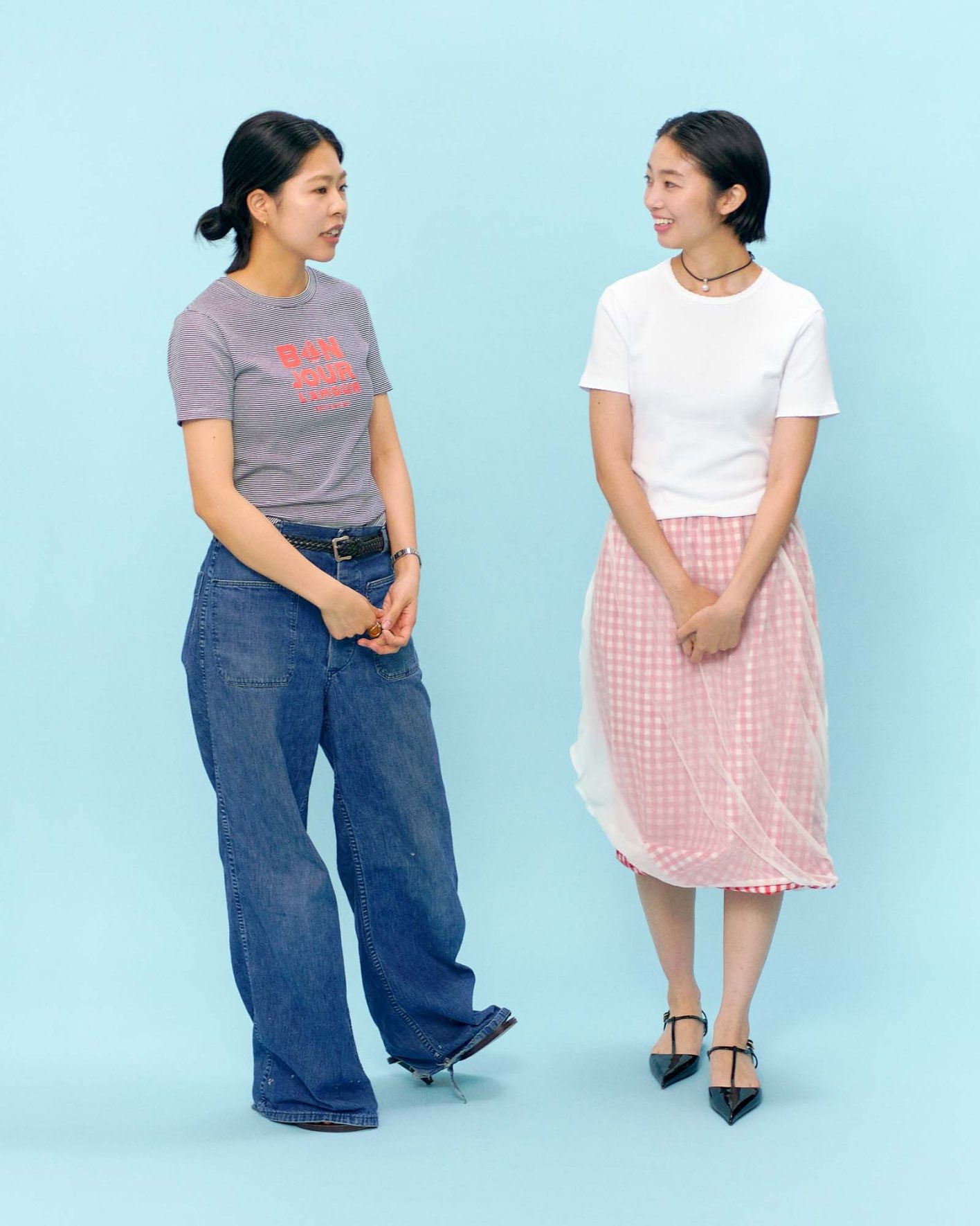 スタイリスト中澤咲希とモデル相川茉穂