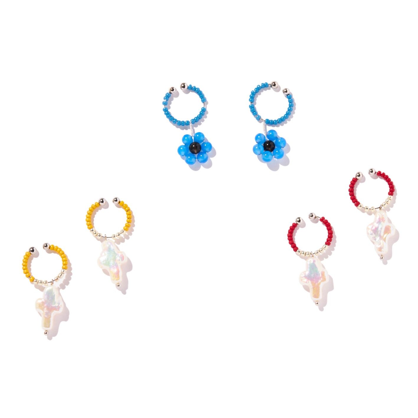 ビーズイヤリング 各¥4,400(ファンシー | ロンハーマン)