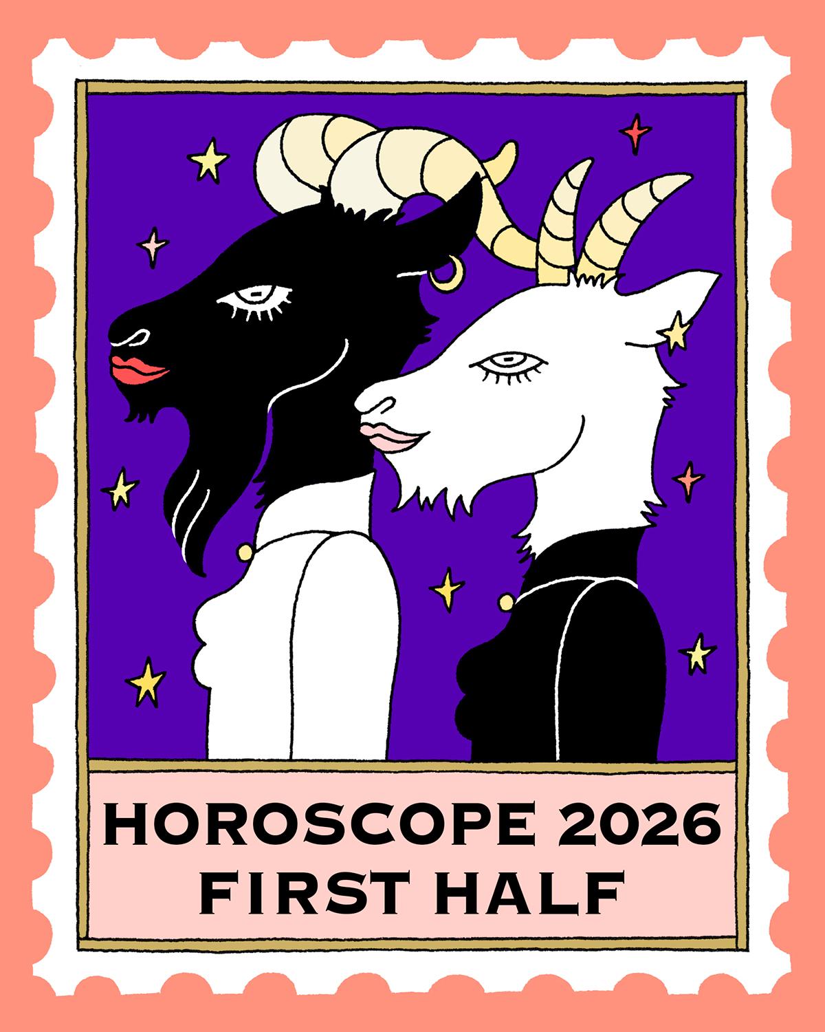 12星座別2026年上半期のお告げ 章月綾乃の「白ヤギさん、黒ヤギさんからの開運レター」